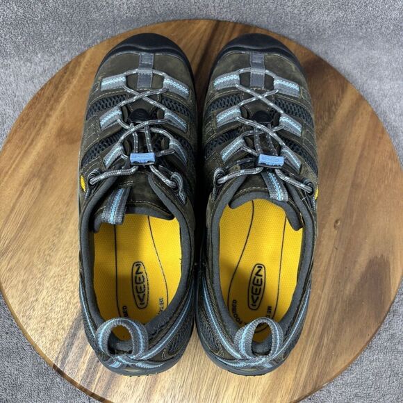 NEW Keen Utility Atlanta Cool Low Women's 10 W WIDE Brown Steel Toe Work Shoes - Picture 8 of 10